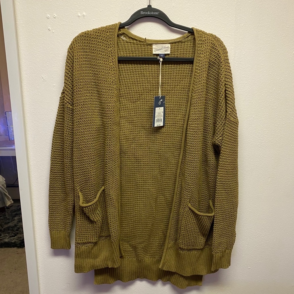 Olive Green Cardigan